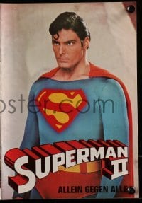 3x470 SUPERMAN II Austrian program 1981 Christopher Reeve, Gene Hackman, different images!
