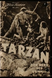3x475 TARZAN THE APE MAN Austrian program 1933 Johnny Weismuller, Maureen O'Sullivan, different!