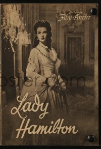 3x480 THAT HAMILTON WOMAN Austrian program 1948 Vivien Leigh, Laurence Olivier, different images!
