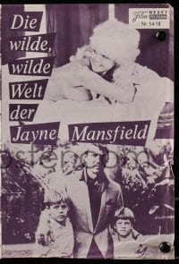 3x494 WILD, WILD WORLD OF JAYNE MANSFIELD Austrian program 1969 sexy images, she shows & tells all!