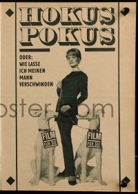 3x295 HOKUSPOKUS East German program 1967 great images of Heinz Ruhmann & Liselotte Pulver!