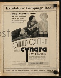 3x509 CYNARA English pressbook 1932 Kay Francis, did Ronald Colman's wife or mistress accuse him!