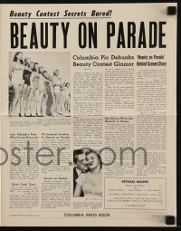 3x552 BEAUTY ON PARADE pressbook 1950 Robert Hutton, Ruth Warrick, sexy Lola Albright is Miss USA!