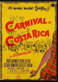 3x587 CARNIVAL IN COSTA RICA pressbook 1947 Dick Haymes & Vera-Ellen in Central America!