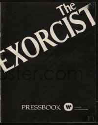 3x637 EXORCIST pressbook 1974 William Friedkin, Max Von Sydow, William Peter Blatty classic!