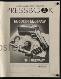 3x662 GETAWAY pressbook 1972 Steve McQueen, Ali McGraw, Sam Peckinpah, great images!