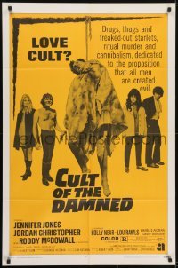 3y045 ANGEL ANGEL DOWN WE GO 1sh R1970 AIP, counter-culture drugs, thugs & cannibalism!