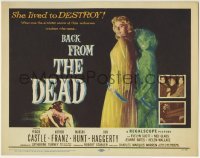 3z017 BACK FROM THE DEAD TC 1957 Peggie Castle lived to destroy, cool sexy horror art & image!