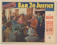 3z399 BAR 20 JUSTICE LC 1938 William Boyd as Hopalong Cassidy, Russell Hayden, Gabby Hayes!