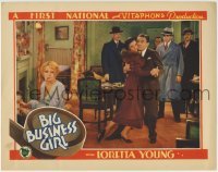 3z410 BIG BUSINESS GIRL LC 1931 Joan Blondell plays piano for Loretta Young & Frank Albertson!