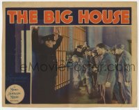 3z412 BIG HOUSE LC 1930 great image of convicts Wallace Beery & others breaking out of prison!