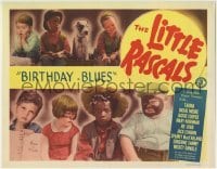 3z030 BIRTHDAY BLUES TC R1953 everyone loves the Little Rascals, great image of the Our Gang kids!
