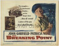 3z035 BREAKING POINT TC 1950 John Garfield, Patricia Neal, Ernest Hemingway, Michael Curtiz noir!