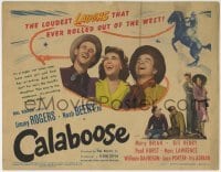 3z041 CALABOOSE TC 1943 Jimmy Rogers, Noah Beery Jr. & Mary Brian, western comedy!