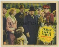3z001 CHARLIE CHAN AT THE CIRCUS TC 1936 Asian Warner Oland stares at little people, ultra rare!