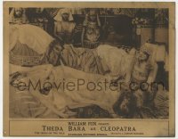 3z462 CLEOPATRA LC 1917 Theda Bara as The Siren of the Nile commits suicide at climax, rare!
