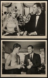 4a889 BIG BOODLE 2 8x10 stills 1957 Errol Flynn red-hot in Havana Cuba with sexy Rossana Rory!