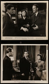 4a924 HOSTAGES 2 8x10 stills 1943 Luise Rainer, right out of Hitler's cracking Fortress Europe!
