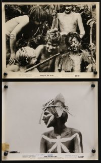 4a939 LORD OF THE FLIES 2 8x10 stills 1963 William Golding classic, top cast images!