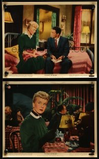 4a165 YOUNG AT HEART 2 color 8x10 stills 1954 both with great images of Doris Day, Frank Sinatra!