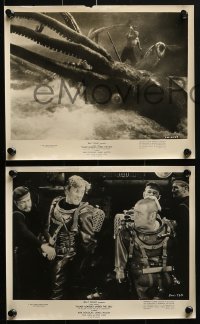 4a520 20,000 LEAGUES UNDER THE SEA 6 8x10 stills 1955 Jules Verne classic, Douglas, many images!