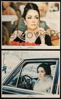 4a047 ASH WEDNESDAY 8 8x10 mini LCs 1973 beautiful aging Elizabeth Taylor gets plastic surgery!