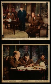 4a038 COURT-MARTIAL OF BILLY MITCHELL 10 color 8x10 stills 1956 Gary Cooper, directed by Preminger!