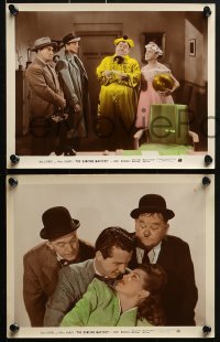 4a111 DANCING MASTERS 7 color 8x10 stills 1943 Stan Laurel & Oliver Hardy with young Robert Mitchum!