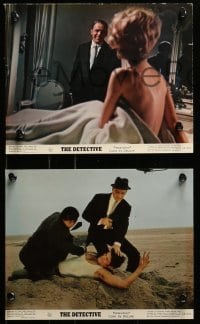 4a136 DETECTIVE 4 color from 8x9.75 to 8x10 stills 1968 Frank Sinatra as a gritty cop, Lee Remick!
