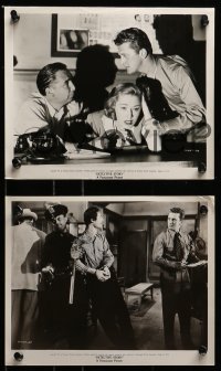 4a703 DETECTIVE STORY 4 form 7.5x9.5 to 8x10 stills 1951 Kirk Douglas can't forgive Eleanor Parker!