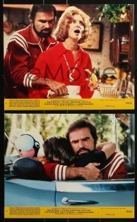 4a064 END 8 8x10 mini LCs 1978 great images of wacky Burt Reynolds & Dom DeLuise!