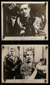 4a623 HELL DRIVERS 5 8x10 stills 1958 great images of Stanley Baker, Peggy Cummins!