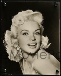 4a556 JAYNE MANSFIELD 6 7.5x9.25 stills 1950s cool portraits of the sexy start, one w/Joan Collins!
