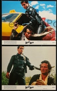 4a082 MAD MAX 8 8x10 mini LCs 1980 wasteland cop Mel Gibson, Miller Australian action classic!