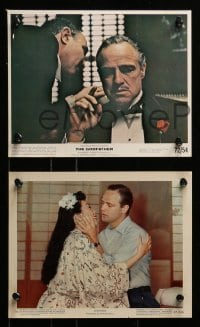 4a120 MARLON BRANDO 6 color 8x10 stills 1950s-70s The Godfather, and a variety of roles!