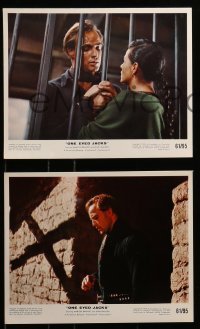 4a140 ONE EYED JACKS 4 color 8x10 stills 1961 all images with star & director Marlon Brando!