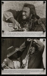 4a857 OUTLAW JOSEY WALES 3 7.75x9.5 stills 1976 western cowboy action images of Clint Eastwood!