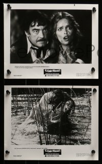 4a457 SOMETHING WAITS IN THE DARK 8 8x10 stills 1980 L'isola degli uomini pesce, sexy girl & monster!