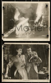 4a676 WAR OF THE WORLDS 5 8x10 stills 1953 H.G. Wells & George Pal classic, cool images!
