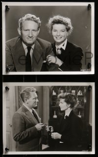 4a785 WITHOUT LOVE 4 8x10 stills 1947 great images of Spencer Tracy, Katharine Hepburn!