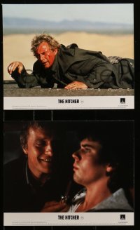 4a074 HITCHER 8 color English FOH LCs 1986 Rutger Hauer, C. Thomas Howell, Jennifer Jason Leigh!