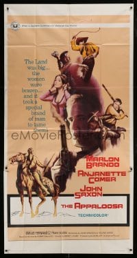 4b523 APPALOOSA 3sh 1966 Marlon Brando rode the lustful & lawless to live on the edge of violence!