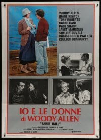4b171 ANNIE HALL Italian 1p 1977 great different images of Woody Allen & Diane Keaton!