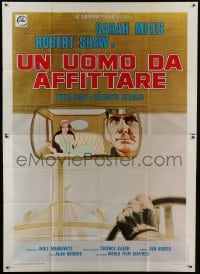 4b058 HIRELING Italian 2p 1973 Robert Shaw as chauffeur to Sarah Miles, before Driving Miss Daisy!