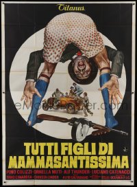 4b070 ITALIAN GRAFFITI Italian 2p 1973 Italian spoof comedy about the Roaring '20s, wacky art!