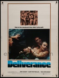4c363 DELIVERANCE 30x40 1972 Jon Voight, Burt Reynolds, Ned Beatty, John Boorman classic!