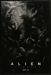 4c427 ALIEN COVENANT style C teaser DS 1sh 2017 Ridley Scott, Fassbender, incredible sci-fi image!