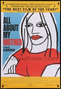 4c430 ALL ABOUT MY MOTHER DS 1sh 1999 Pedro Almodovar's Todo Sobre Mi Madre, cool art by Marine!