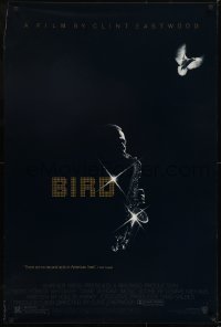 4c490 BIRD 1sh 1988 directed by Clint Eastwood, biography of jazz legend Charlie Parker!