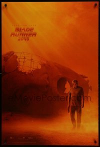 4c498 BLADE RUNNER 2049 int'l teaser DS 1sh 2017 completely different image of Harrison Ford!